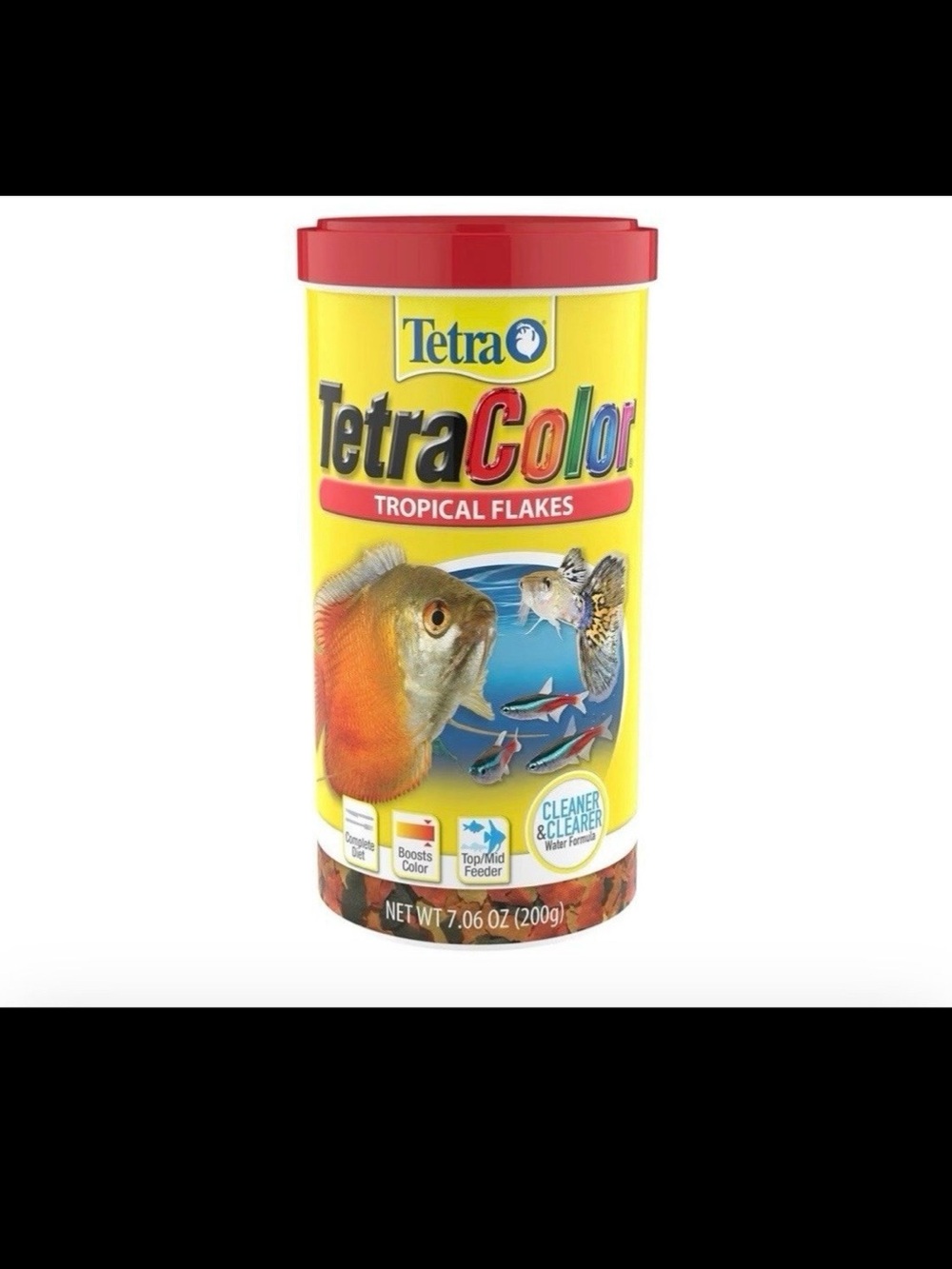 TetraColor Tropical Color Boost Flakes Fish Food